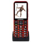 !BAZAR! EVOLVEO EasyPhone LT, mobilní telefon pro seniory s nabíjecím stojánkem (červená barva)