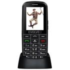 !ROZBALENO! EVOLVEO EasyPhone EG, mobilní telefon pro seniory s nabíjecím stojánkem (černá barva)