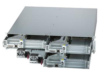 2U3N front IO IoT 211SE-31A 3×(S-E(300W), 1GbE, 8DDR5, 3PCI-E16g5, 2M.2, IPMI, rPS (80+TIT)