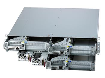 2U3N front IO IoT 211SE-31DS 3×(S-E(300W), 1GbE SFP, 8DDR5, 3PCI-E16g5, 2M.2, IPMI, DC rPS