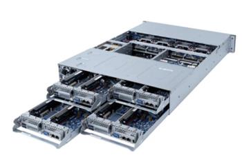 2U4N Server H252-Z12 4×(S-SP3(240W), 2GbE, 3ATA, 2M.2, 2PCI-E16g3/g4LP, OCP2, IPMI, 8DDR4-3200) rPS (80+ PLAT.),CMC