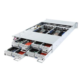 2U4N Server H261-H61 4×(2S-P, noLAN, 4SFF&2NVMe/SFF, OCP, IPMI, 16DDR4-2666, 2PCI-E16/8LP) rPS (80+PLAT), CMC