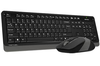 A4tech FG1010 FSTYLER, set bezdrátové klávesnice a myši, CZ, černá/šedá