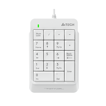 A4tech FK13P FStyler, numerická klávesnice, USB, bílá