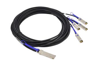 CBL-NTWK-0721 - kabel pasivní, ethernet, 40GbE/QSFP+ -> 4×10GbE/SFP+, 5M,25AWG
