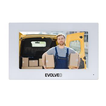 EVOLVEO DoorPhone AP1 AP2- rozšiřující monitor pro dvoudrátové systémy videotelefonů, bílý