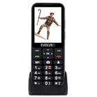 EVOLVEO EasyPhone LT, mobilní telefon pro seniory s nabíjecím stojánkem (černý)