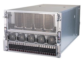GPU Server 8125GS-TNHR 8U 2S-SP5(400W),8SXM5 GPU,8PCI-E16g5(2PLX]LP,2PCI-E16g5,14NVMe5/SFF, IPMI,24DDR5,rPS (80+TIT)L9