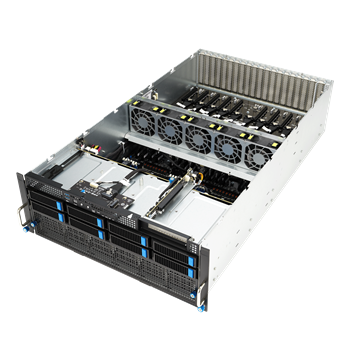 GPU server ESC8000A-E12#2 4U 2S-SP5, 8GPU(E16g5,2rt), 2PCI-E16/8, 2×10Gb,4sATA&2NVMe5, IPMI, 24DDR5, rPS 3kW (80+TIT)