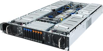 GPU Server G292-Z42 2U 2S-SP3(240W), 8GPU(g3,2root),2PCI-E16(g4)LP, 2×10GbE-T,8SFF, IPMI,16DDR4-3200, 2+0 (80+PLAT)