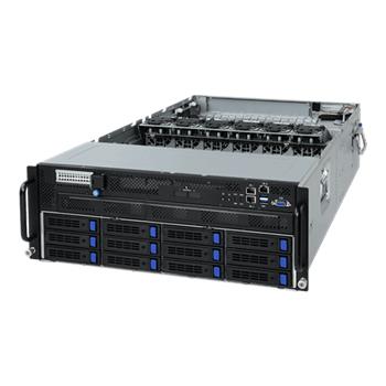 GPU Server G481-H81 4U 2S-P, 2×10GbE-T,2GbE, 12sATA, 8GPU(2root), 2-E16LP, 24DDR4-2933, IPMI, rPS (80+TIT)