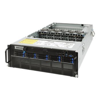 GPU server G482-Z51 4U 2S-SP3(240W), 2×10GbE-T, 10SFF, M.2, 8GPU(g4,2root), 32DDR4-3200, IPMI, rPS (80+PLAT)