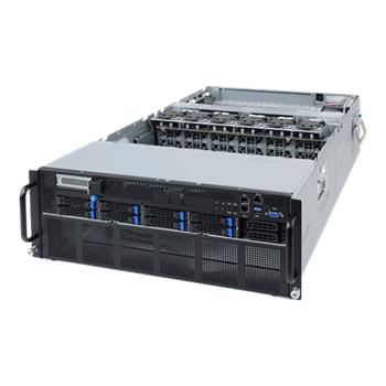 GPU server G482-Z52 4U 2S-SP3(240W), 2×10GbE-T, 8SFF, 8GPU(g4,2root), E16g4LP, 32DDR4-3200,IPMI, rPS (80+PLAT)