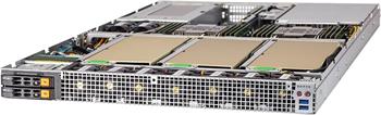 GPU SuperServer 120GQ-TNRT 1U 2S-P+(270W) noLAN, 2NVMe4, 16DDR4, 4PCI-E16g4,2-E16g4LP, M.2, IPMI, rPS (80+TIT)