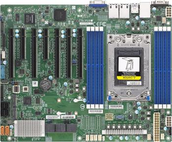H12SSL-C S-SP3(280W), ATX, 2GbE, 8DDR4-3200, 5PCI-E16g4,2-E8g4, 8SAS3(HBA3008)&8sATA,2M.2,IPMI, RoT