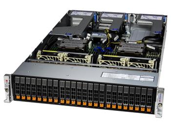 Hyper 2125HS-TNR 2U 2S-SP5(400W), noLAN, 24NVMe5/SFF, 2M.2, 24DDR5, 1AIOM,8PCI-E8g5, IPMI, RoT, rPS 1,6kW (80+TIT.) L9