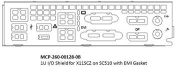 IO shield pro 1U SC504/SC505/SC510 s X11SCZ