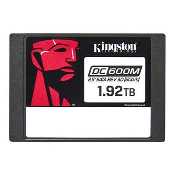 Kingston SSD DC600M 1,92TB SATA3 2,5" 560/530MBs 94/78kIOPS, 3D TLC, 1DWPD