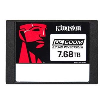 Kingston SSD DC600M 7,68TB SATA3 2,5" 560/530MBs 94/34kIOPS, 3D TLC, 1DWPD