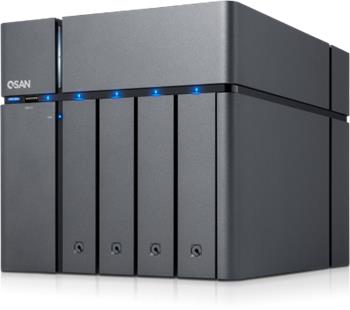 QSAN XCubeNAS XN3004T - Unified StorageTower (ZFS) 4sATA+1×SFF, 4GB, 2×1GbE