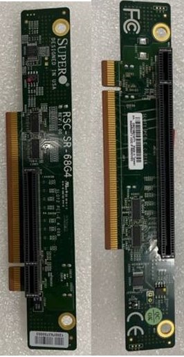 RSC-SR-68G4 (1U RC) - PCI-E8(16)g4 levý a PCI-E8g4 pravý pro X12STL/STH-F v SC813MF2TQC