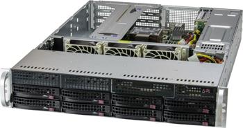 SC825B2TQC-R920W 2U WIO, 4sATA/SAS4/NVMe4+2SATA/SAS+2SFF,slimCD, rPS 920W (80+ PLAT.),černé