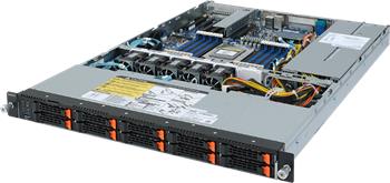 Server R152-Z32 1U S-SP3(240W), 2GbE, 10NVMe, 2M.2, IPMI, 16DDR4-3200, PCI-E16(g4), rPS (80+ PLAT.)