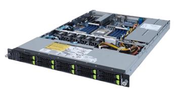 Server R152-Z33 1U S-SP3(240W), 2GbE, 10NVMe4, 2M.2, IPMI, 16DDR4-3200, PCI-E16(g4), IPMI, RoT, rPS (80+ PLAT.)