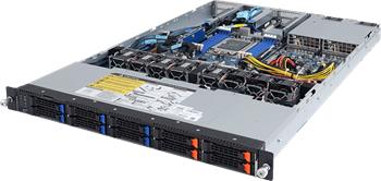 Server R162-Z11 1U S-SP3(240W), 2GbE, 6SFF&4NVMe, M.2, IPMI, 8DDR4-3200, 3PCI-E16g3LP, OCP, rPS (80+PLAT)