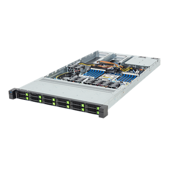 Server R163-ZG2 1U SP5(400W), 1GbE, 12NVMe5/SFF, M.2, 24DDR5, 3PCI-E16(g5), OCP3, IPMI, rPS (80+ TIT.)