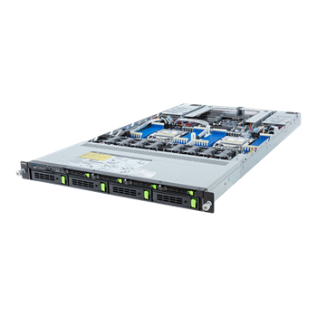 Server R183-Z96 1U 2S-SP5(400W), 2GbE, 4NVMe5/SFF+4NVMe5/sATA, 3M.2, 24DDR5, 2PCI-E16g5, 2OCP3, IPMI, 1k6W rPS (80+TIT.)