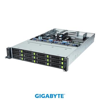 Server R263-Z30 2U S-SP5(400W), 1GbE, 12sATA/NVMe4, M.2, 12DDR5, 2PCI-E16(g5),2OCP3, IPMI,1k3W rPS (80+ PLAT.)