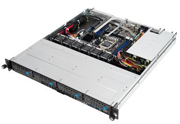Server RS300-E11-RS4 1U (LGA1200(H5),E-2300, 2GbE, 4sATA(2NVMe upg), VROC,4DDR4, 3PCI-Eg4, M.2, DVR, IPMI, rPS (80+PLAT)