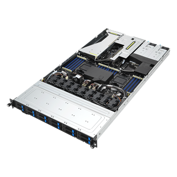 Server RS700-E11-RS12U/10G 1U,2S-E(350W),2×10GbE-T, 4PCI-E16/E8(g5)/GPU, 32DDR5,12NVMe5/SFF, IPMI,rPS 1,6kW (80+TIT)