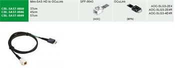 SFF-8643 (miniSAS-HD pro NVMe) --> SFF-8611 (OCuLink NVMe×4, backplane) - 37cm