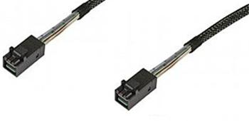 SFF-8643 (miniSAS-HD) -> SFF-8643 (miniSAS-HD), 80cm kabel