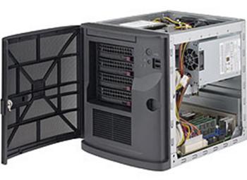 SuperServer 5028D-TN4T minitower XeonD-1541,2×10GbE-T,2GbE, 4sATA, PCI-E16LP,4DDR4, IPMI