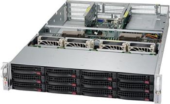 SuperServer 6029U-TRTP 2U 2S-P, 2×10GbE SFP+,8sATA,4sATA/NVMe, IPMI, 24DDR4, 8PCI-E16/E8, rPS (80+TIT)