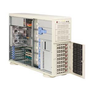 SuperServer7045B-3 4U,2S771@1333,2GbE,PCI-X,PCI-Ex,8SCA SAS,8FB-D