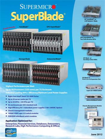 Tištěný katalog Supermicro - SuperBlade, 8 stran