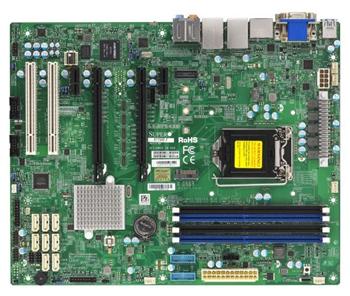 X11SAE-F iC236,S1151,2PCI-E16(8+8),2-E1,2PCI,(5v), 2GbE,4DDR4, 8sATA,M.2,audio,DVI/DP/HDMI