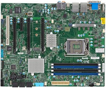 X11SAT-F iC236,S1151,3PCI-E16,-E1v4,PCI,(5v), 2GbE,4DDR4, 6sATA,M.2,audio,DVI/DP/VGA,Thunderbolt,IPMI~