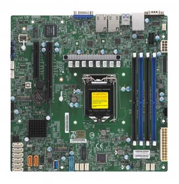 X11SCH-F iC246,LGA1151-2, PCI-E8vE16, PCI-E8, 2GbE,4DDR4, M.2, 8sATA,IPMI, mATX~