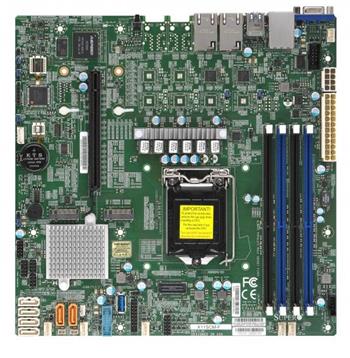 X11SCM-F iC246,LGA1151-2, PCI-E16, 2GbE,4DDR4, 2M.2, 6sATA,IPMI, mATX~