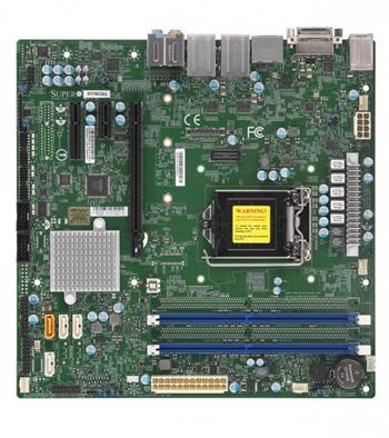 X11SCQ-L iH310,LGA1151-2, PCI-E16,E4,PCI, 2GbE, 2DDR4, 4sATA, audio, HDMI,DVI,DP,eDP, mATX~