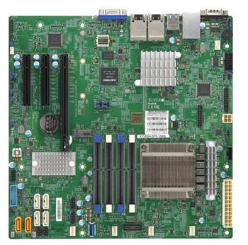 X11SSH-GF-1585 Xeon E3-1585v5 (65W,4c.@3,5GHz, pas., IrisProP580), PCI-E8v16,E8,E4v8,2GbE,4SO-DDR4, 6sATA,M.2,mATX~,IPMI