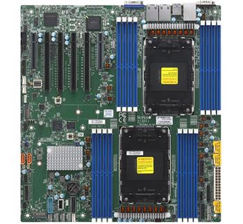 X13DEI eATX13 2S-E(350W), 4PCI-E16g5, 2-E8g5, 2GbE-T, 6NVMe5, 2M.2, 14sATA3, 16DDR5-4800, IPMI