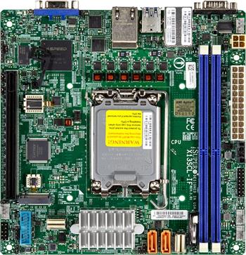X13SCL-IF iC262, LGA1700(V0), PCI-E16g5, 2GbE,2DDR5, M.2, 2NVMe, IPMI, mini-ITX
